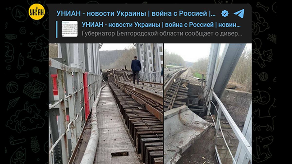 Sabotáž v Rusku. U hranic s Ukrajinou někdo zničil koleje používané k invazi
